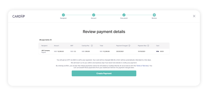 Review your payments