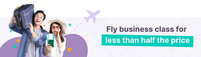 Fly business class for less!