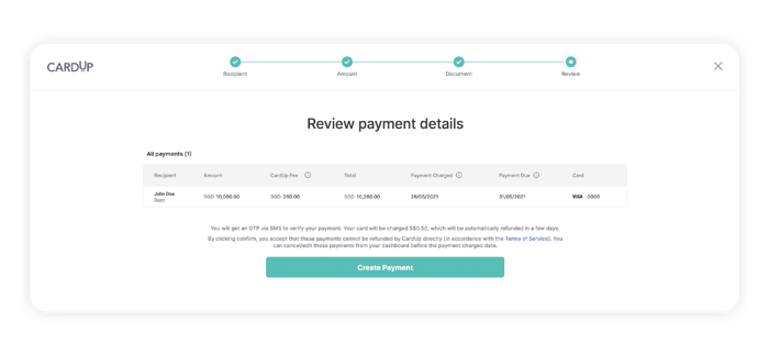 Review your payments